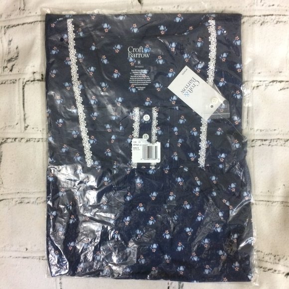 Croft & Barrow Short Sleeve Knit Nightgown M - Picture 3 of 6